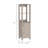 Linen Cabinet Jannes, Two Open Shelves, Single Door, Light Gray Finish-1577169984