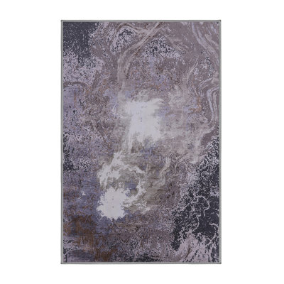 Tapis abstrait gris