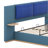 Upholstered Platform Bed With Panel, Anti-Collision Soft Rounded Corners-120877467-120877471