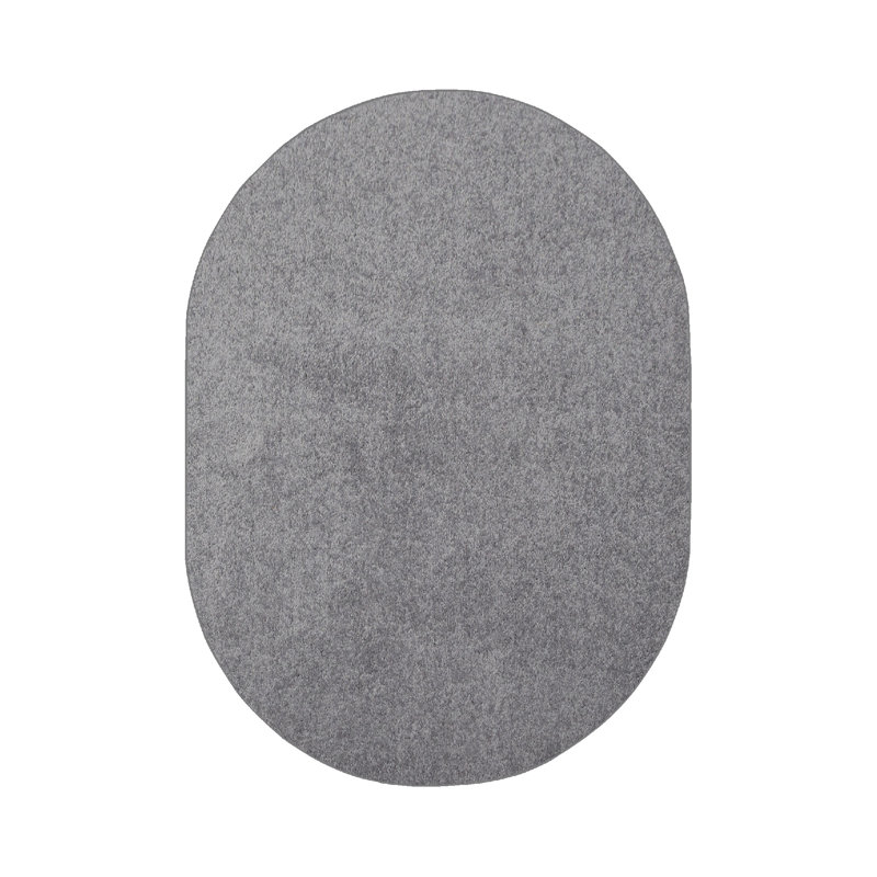 Modern Plush Pet and Kids Friendly Solid Color Gray Area Rugs, Stain & Fade Resistance, Perfect for Living Room, Dining Room, Bedroom, Playroom and Kidsroom, Event, Wedding, Amberlee Binded Rug