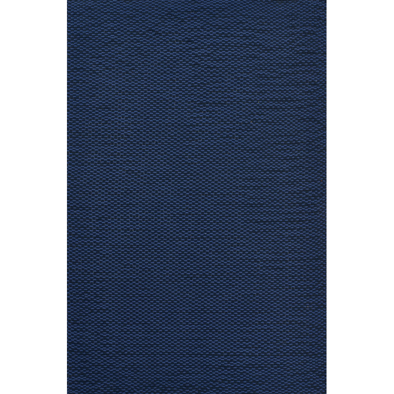 Tapis intérieur bleu tissé à la main Marseille, Rectangulaire 8 pi x 10 pi