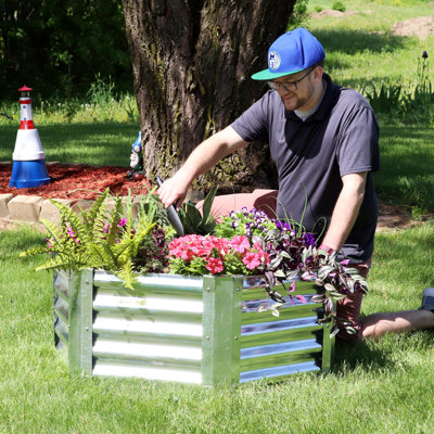  Galvanized steel Pot Planter