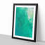 Green Ocean in Abstract - Picture Frame Graphic Art Print-55736207-55736209