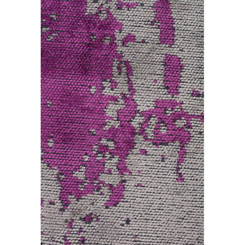 Tapis mauve / gris Rapture, Rectangle 7 pi 10 po x 9 pi 10 po