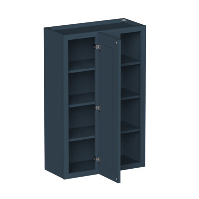 Armoire murale de coin standard de cuisine l 27 po x P 12 po x H 42 po prête à assembler Casainc