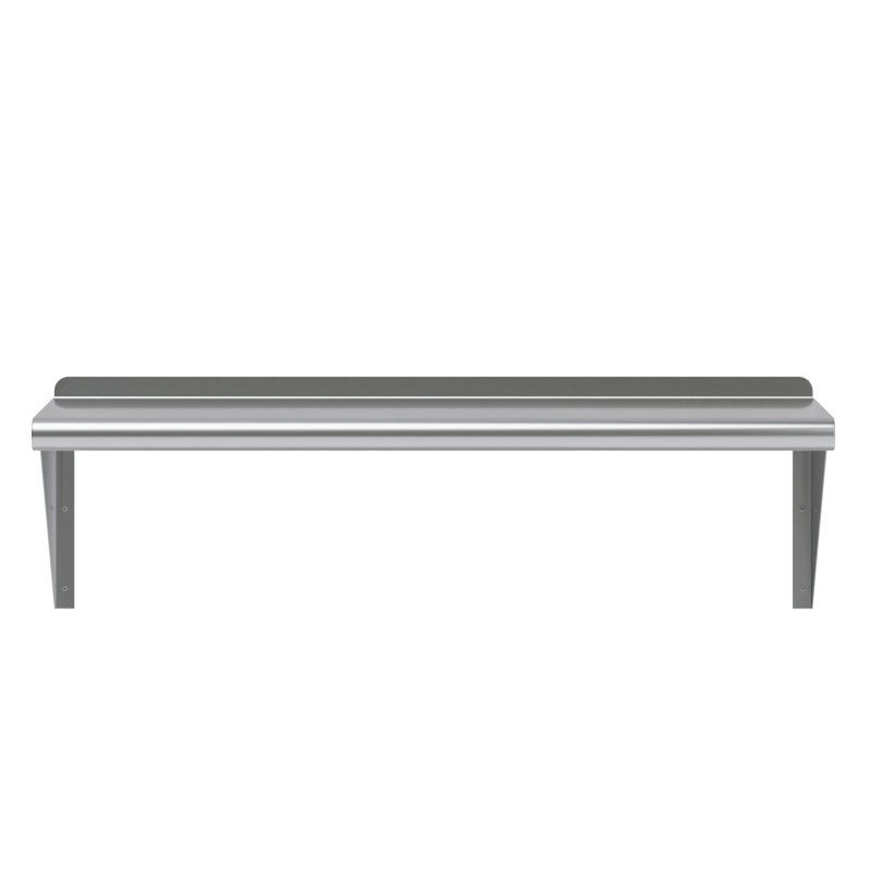 Tablette murale en acier inoxydable, H 11 po x l 36 po x P 12 po
