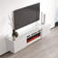 Meuble télé blanc 72 po Luxe-WH-471146696