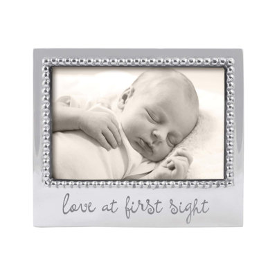 Expressions Silver Metal Beaded Picture Frame