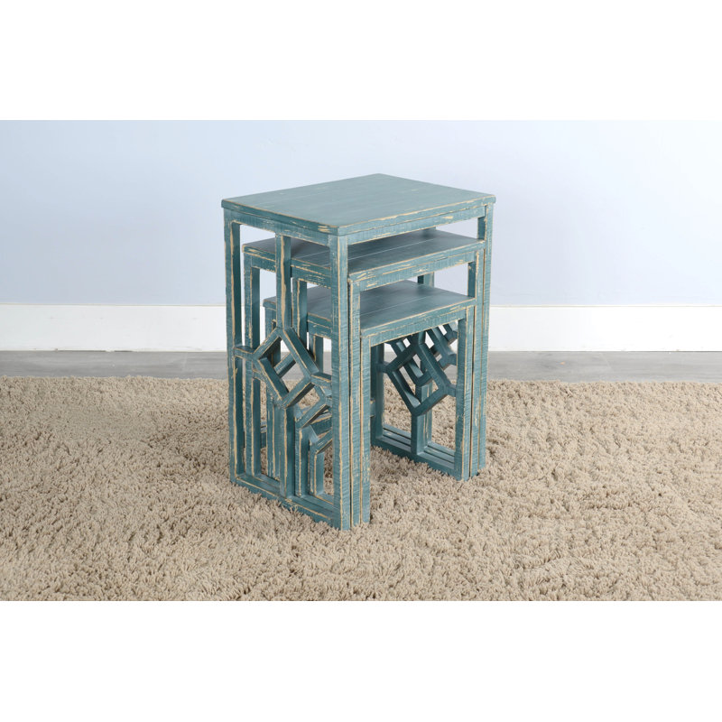 3 - Piece Living Room Table Set, Sea Green