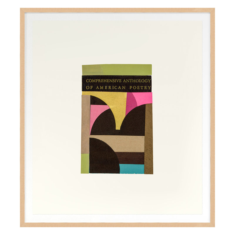 American Poetry 129675, Cadre simple érable érable, H 36 po x l 32 po