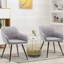 Ensemble de 2 chaises rembourrées avec accoudoirs-1704459846