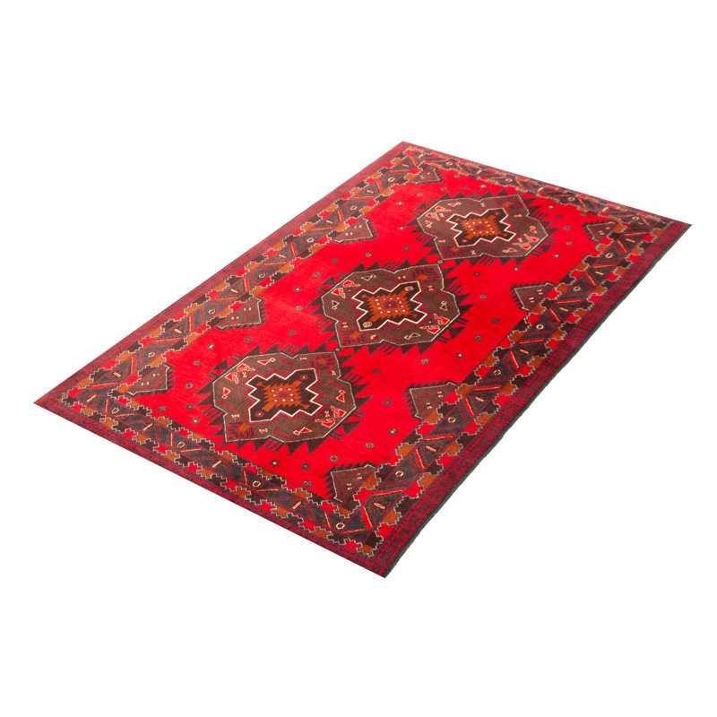 Teimani Red Rug 4'1" x 7'0"