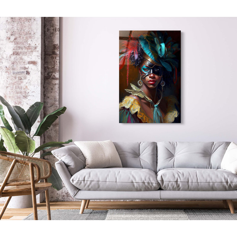 " Masquerade Mask ", 36" H x 24" W x 1" D