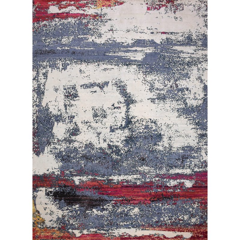 Abstract Area Rug, Rectangle 9' x 12'