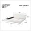 Lit tapissier, grand, blanc-1331623573