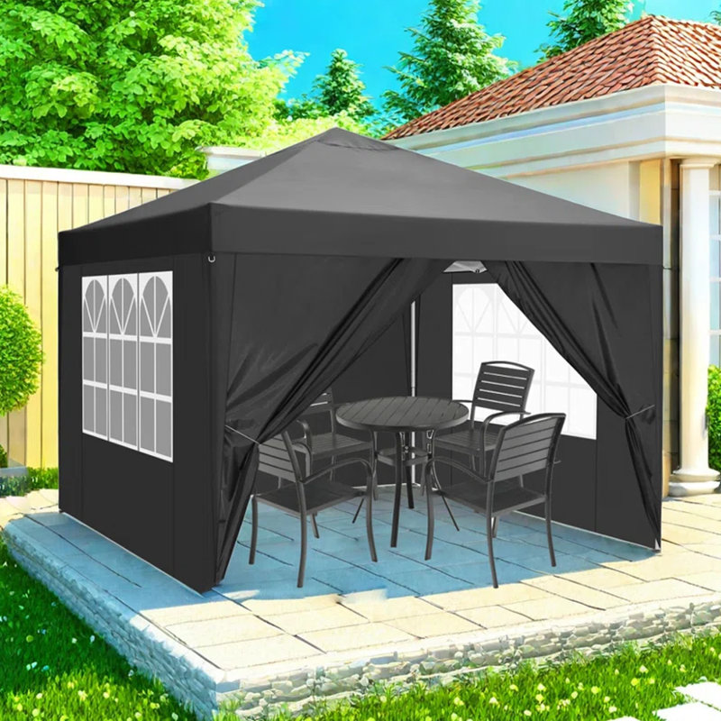 Tente pliante imperméable 118 x 118 , Noir