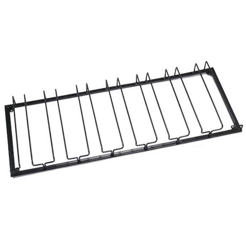 Kilmarnock Hanging Wine Glass Rack in Black
