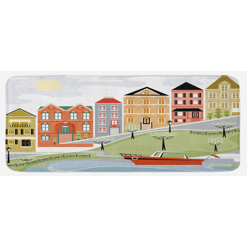 Tapis de cuisine cityscape