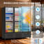 39.8 Cu.Ft. 3 Glass Door Beverage Refrigerator – Frost-Free, 360° Cooling, Adjustable Shelves