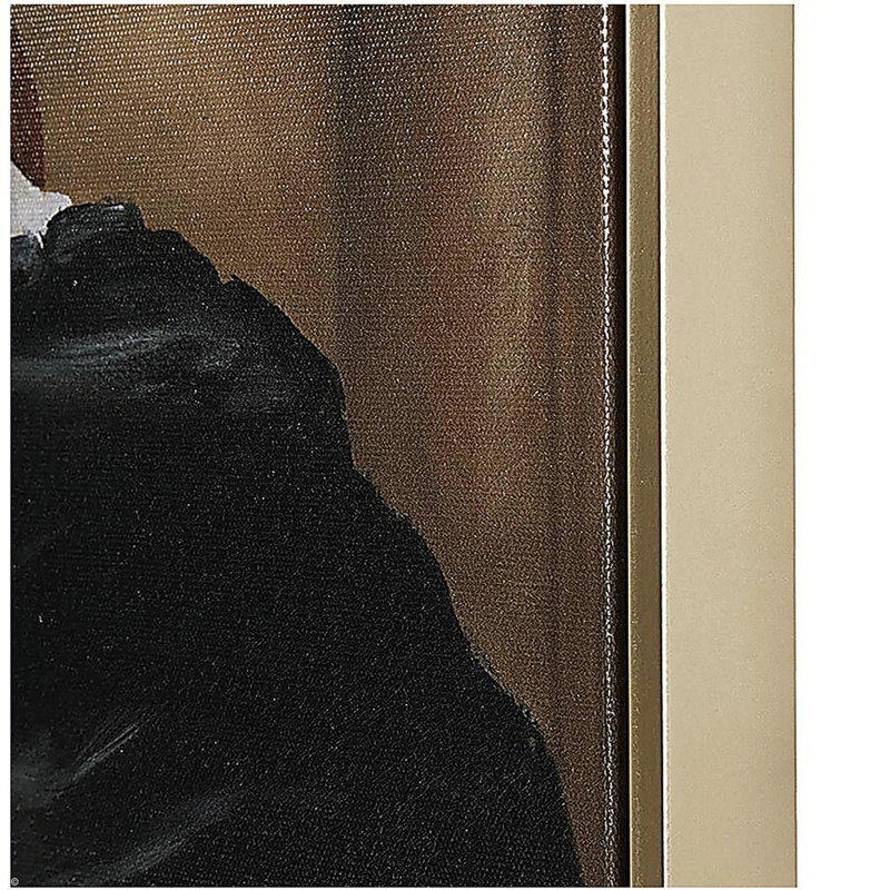 Captain's Guard Pug Framed Canvas Wall Art
