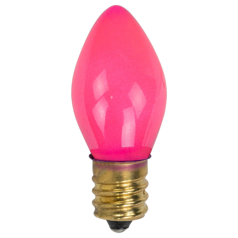 Ampoules de rechange opaques de Noël C7, Mauve