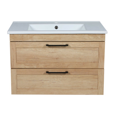 29.5'' Single Bathroom Vanity with Ceramic Top