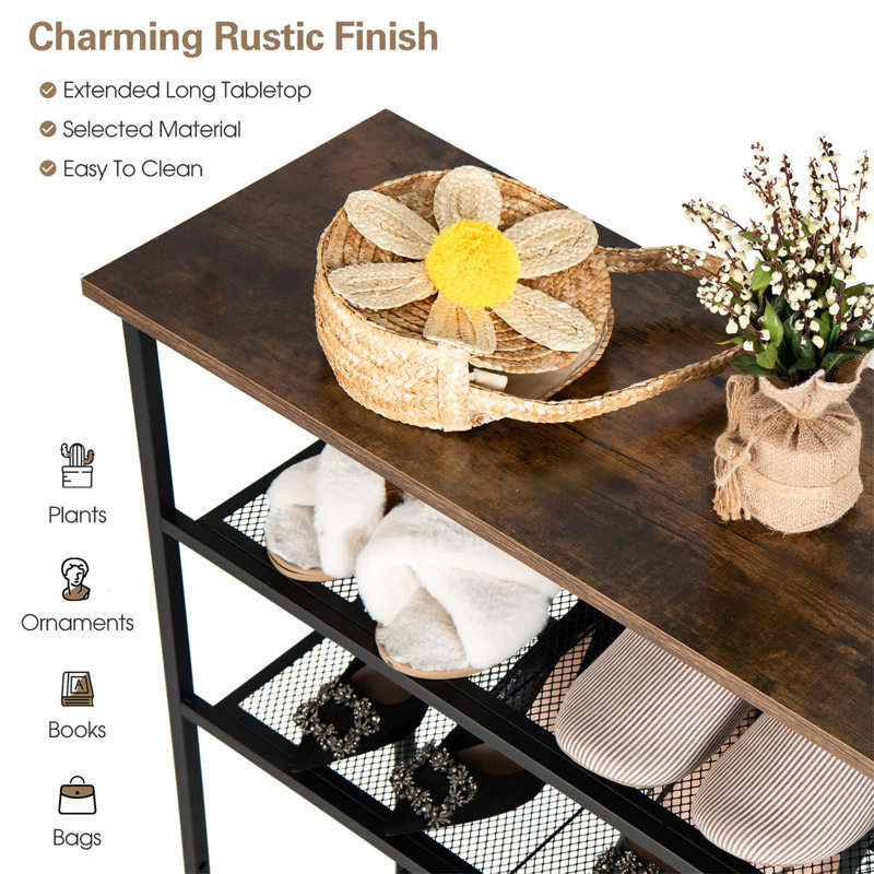 12 Pair Shoe Rack