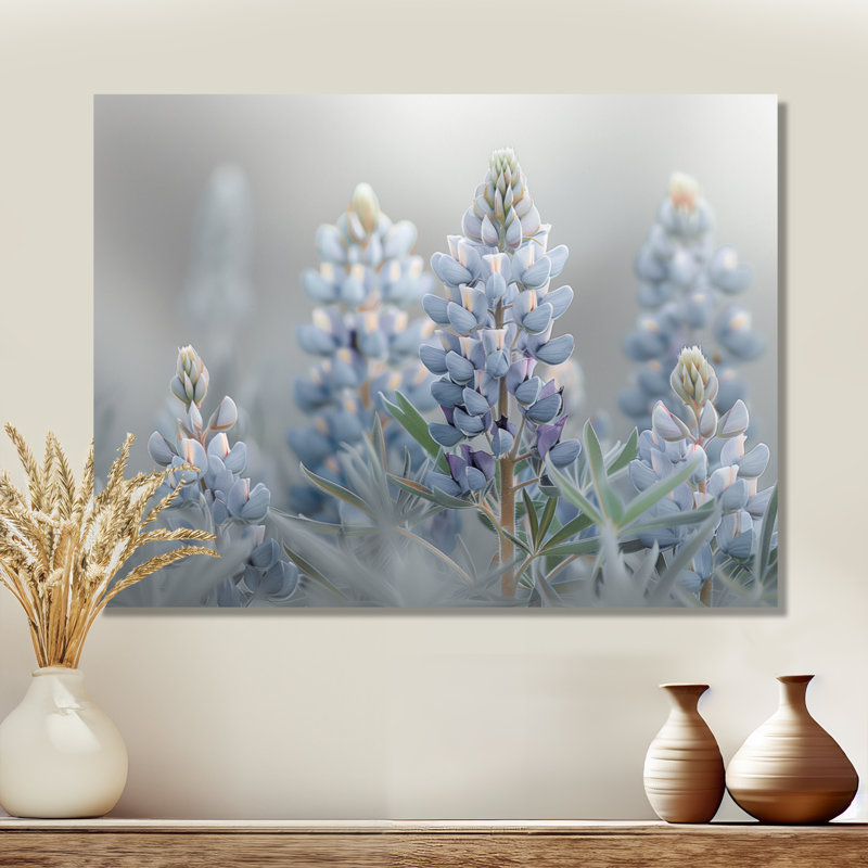 Liddel - Blue Bonnets, impression d'art mural, H 16 po x l 32 po x P 1 po, Toile tendue
