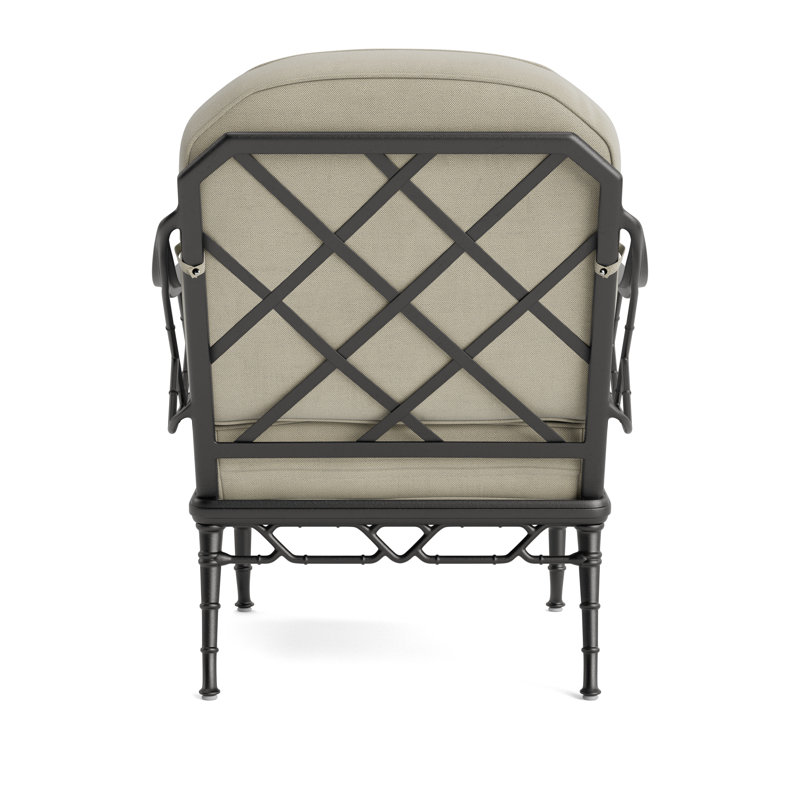 Calcutta Outdoor Lounge Chair, Fusion Dove, Textured Pewter
