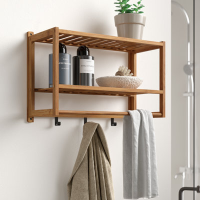 Allana 2 Piece Bamboo Tiered Shelf