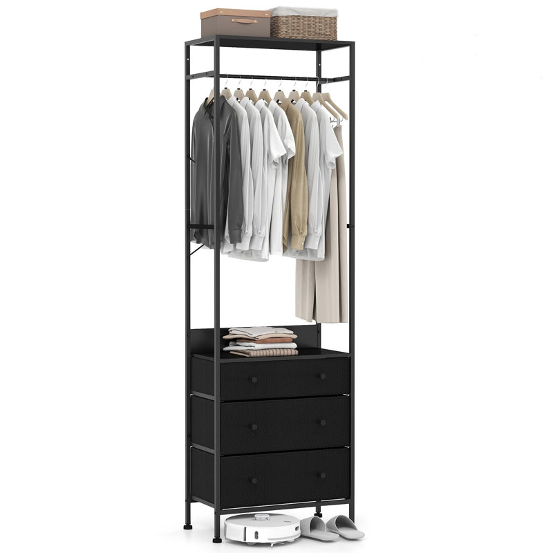 55cm Clothing Rack, Black