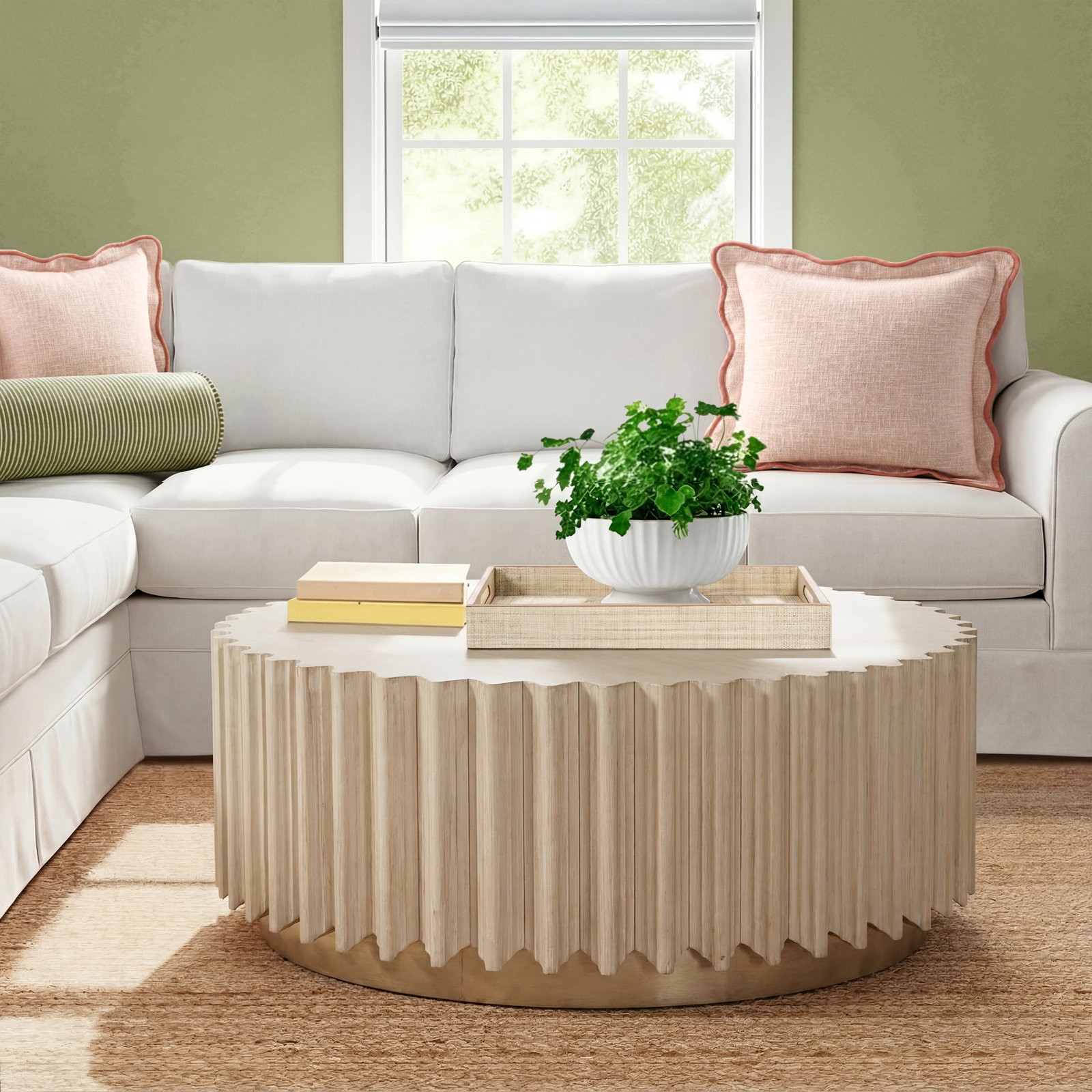Melveen Solid Wood Coffee Table