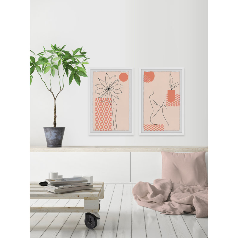 Diptyque nu et ensoleillé, H 24 po x l 16 po