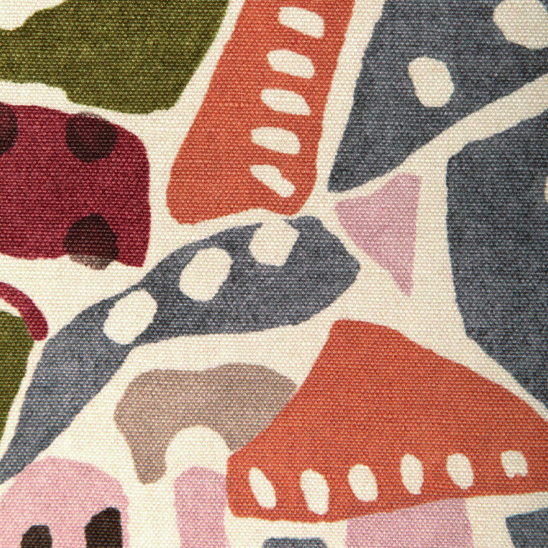 Chrystie Print, Plum/Clay