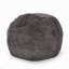 Pouf douillet moderne en fausse fourrure de 1,5 m, brun/beige