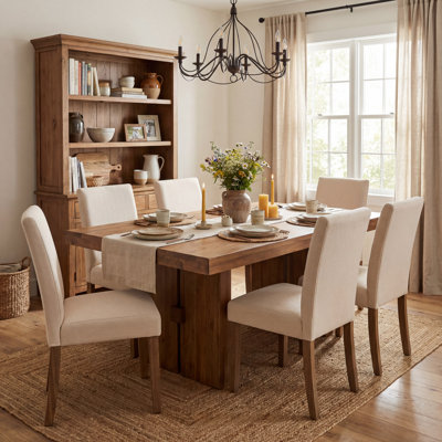 High Back Upholstered Parsons Dining Chair