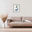 Paire de papillons bleus, estampe numérique, design par Arlington Prints-1075991942-1075991940