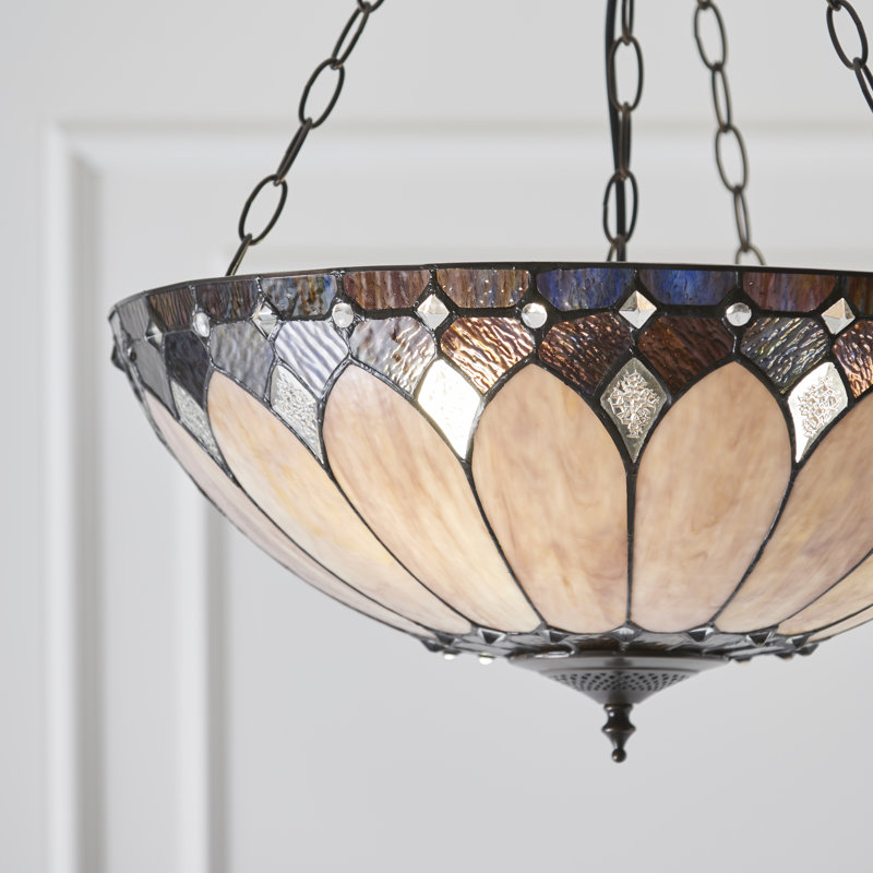 Pierceton 3 - Light Bronze Bowl Pendant