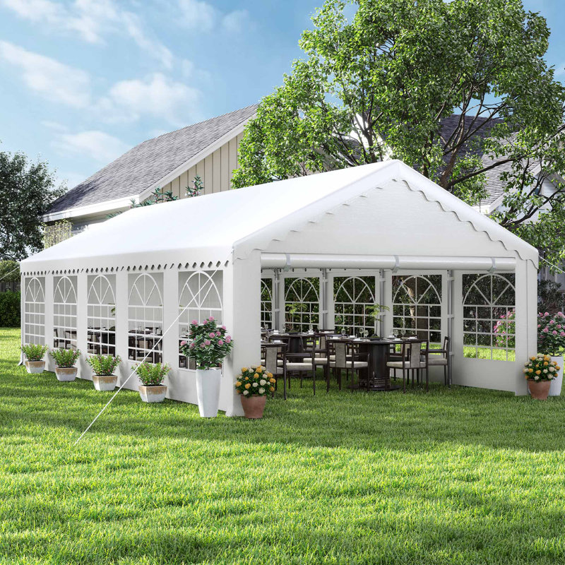 33 ft x 16 ft Steel Party Tent, 33 ft x 16 ft