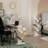 Tree Bookshelf Floor Standing Tree Bookcase, White-467303894-455811210