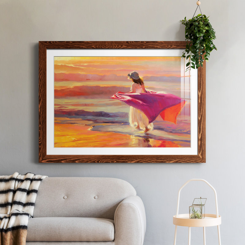 Catching the Breeze - Peinture encadrée, Érable, H 31,5 po x l 23,5 po x P 1,5 po
