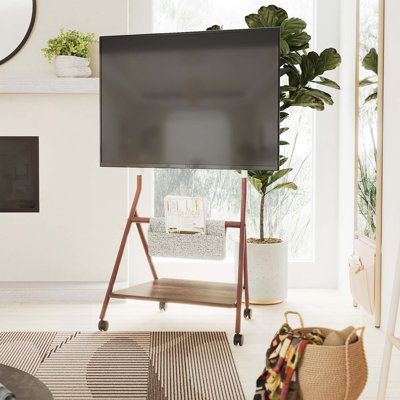 Appomattox Rolling TV Cart for 46-65 Inch TV.