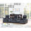 Fauteuil inclinable rembourré Theatre en noir