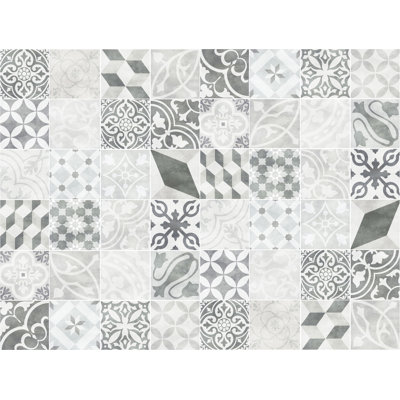 Emmadell Vinyl Machine Printed Area Rug