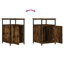 Macbean 40 cm W Iron Bedside Table-1156043292-1190499505