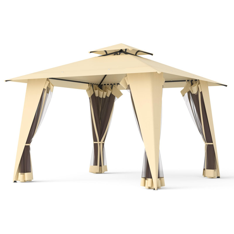 11 Ft. W x 11 Ft. D Metal Patio Gazebo