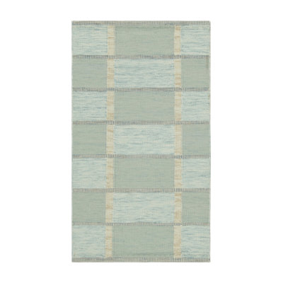 Scandinavian Wool Geometric Area Rug