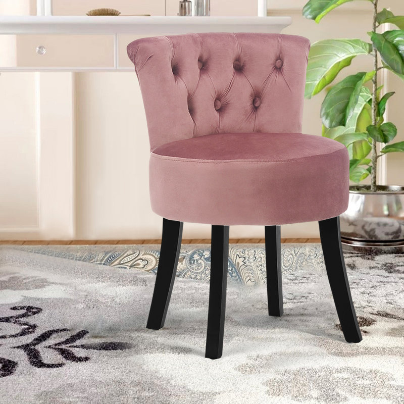 Accent Stool, pink