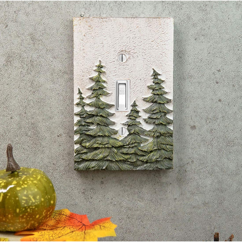 Javuneesha Landscape & Nature 2 - Gang Combination Plate Standard Combination Wall Plate