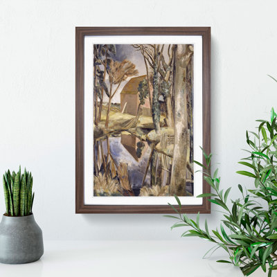 Oxenbridge Pond by Paul Nash - Framed Print